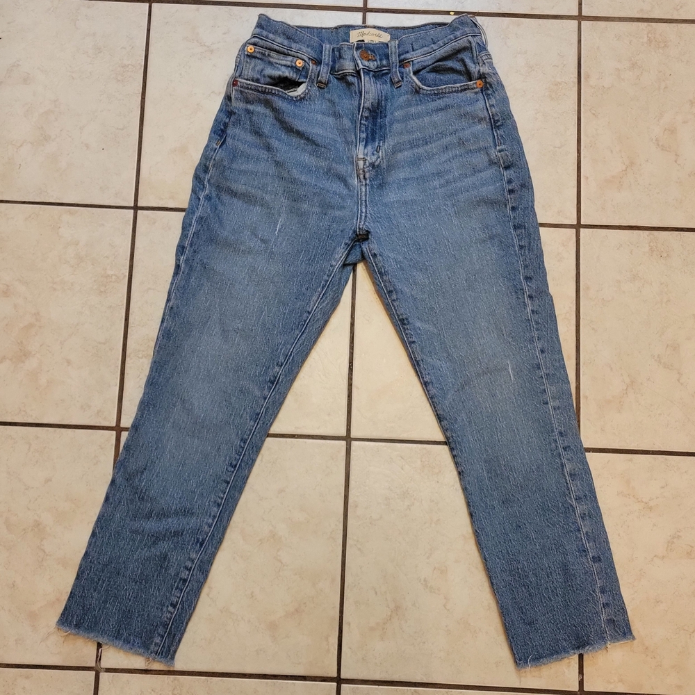 Madewell Blue Ankle Cropped Jeans